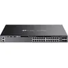 Image de TP-Link Omada 24-Portgigabit Stackable L3 Managed Poe Switch With 4 10 (28 ports), Switch réseau, Noir