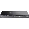 Image de TP-Link Omada 24-Port Gigabit Stackable L3 Managed Switch With 4 10ge Sf (28 ports), Switch réseau, Noir