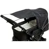 Image de AltaBeBe AL7010-02 Protection Anti Soleil pour Poussette Universel Anti-UV 50+, Noir