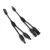 Image de Câble de Connexion Solaire MC4 Parallel pour Station Portable Ecoflow Noir