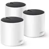 Image de TP-Link Deco X55 V1.60 - Système Wi-Fi - (3 routeurs) - jusqu'à 6500 pieds carrés - maillage 1GbE - Wi-Fi 6 - Bi-bande