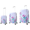 Image de Set de 3 Valises - ELLE Bouquet 78 cm - 100 Liter - Blanc - Fait de ABS