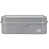 Image de KODAK Film Case (135) Boîtier Compact en Acier pour 5 Rouleaux de Film 135 mm, Capot Amovible, Design Annees 70, Protection Poussiere et Humidite - Gris