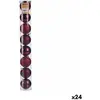 Image de Krist+, Décorations de sapin de Noël, Set of Christmas balls Purple Plastic à  7 cm (24 Units)