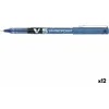 Image de Pilot, Stylo, Hi-Tecpoint V5 Bleu (12x)