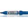 Image de Marqueur Permanent V-Super Color pointe biseautée moyen Bleu Pilot