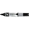 Image de PILOT Marqueur V BOARD MASTER, pointe ogive, fin, noir