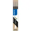 Image de Pilot, Cartouche de rechange + encrier, FriXion Point de recharge (Noir, 0.50 mm, 3 pcs)