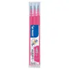 Image de Pilot, Cartouche de rechange + encrier, Mine Frixion Ball 0,3mm (Pink, 0.30 mm, 3 pcs)