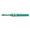 Image de Pilot roller rechargeable v5 encre liquide vert begreen pointe fine bxc-v5-g-bg
