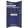 Image de Cartouches Dencre Pour Stylo Roller V5/v7 Bleu