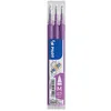 Image de Lot de 3 recharges Pilot Pen Frixion 07 Mauve