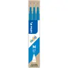 Image de Pilot, Cartouche de rechange + encrier, FriXion Refill Set à 3 bleu ciel (Bleu, Bleu clair, 0.70 mm, 3 pcs)