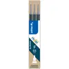 Image de Pilot, Cartouche de rechange + encrier, Recharges pour rouleaux d'encre FriXion Ball et Clicker (Bleu foncé, 0.50 mm, 3 pcs)