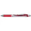 Image de Stylo roller gel rétractable Pentel Energel Pointe 0,7mm Rouge