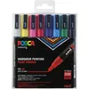 Image de Posca, Marqueur, Marqueur PC-3M pointe ogive (8x)