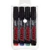 Image de uni-ball Marqueur permanent PROCKEY PM-122/4, étui de 4