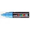 Image de Marqueur Posca PC8K Pointe Large Biseautée Bleu ciel