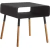 Image de Yamazaki - Table de chevet moderne en métal et bois