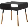 Image de Yamazaki, Table basse, Table d'appoint profonde PLAIN (35 x 35 x 35 cm)