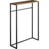 Image de Yamazaki - Console d'entrée en bois et métal Tower noir
