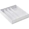 Image de Yamazaki Range-couverts extensible avec compartiments inclinés TOWER, Range-couverts, Blanc