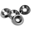 Image de HPI, Écrou + rondelle, E10 CONE WASHER 3x9x2mm (Gunmetal/4pcs)