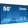 Image de iiyama ProLite LH5065UHSB-B1AG - Classe de diagonale 50" écran LCD rétro-éclairé par LED - signalisation numérique - Android - 4K UHD (2160p) 3840 x 2160 - noir