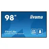 Image de iiyama ProLite LH9875UHS-B2AG - Classe de diagonale 98" (97.5" visualisable) écran LCD rétro-éclairé par LED - signalisation numérique - avec lecteur multimédia intégré / capacité PC à insertion optionnelle - 4K UHD (2160p) 3840 x 2160 - cadre n