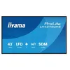 Image de iiyama ProLite LH4375UHS-B2AG - Classe de diagonale 43" (42.5" visualisable) écran LCD rétro-éclairé par LED - signalisation numérique - avec lecteur multimédia intégré, SDM Slot PC - 4K UHD (2160p) 3840 x 2160 - noir (cadre), finition matte
