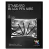 Image de Wacom Pointes de stylo standard - Pointe de stylo numérique - noir (pack de 5) - pour Intuos4 Large, Medium, Small, Wireless, X-Large
