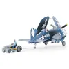Image de Corsair F4u-1d Et Tracteur Pont - 1/48e - Tamiya
