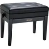 Image de Roland Banc de Piano / Coffre Noir Satine Banquettes Clavier