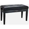Image de Roland Banc de Piano Double Noir Banquettes Clavier