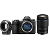 Image de Nikon Z 6 II avec adaptateur FTZ (24.50 Mpx, Plein format), Appareil photo, Noir