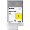 Image de Canon PFI-106 Y - 130 ml - jaune - original - réservoir d'encre - pour imagePROGRAF iPF6400, iPF6400SE, IPF6450