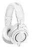Image de Audio-Technica ATH M50xWH - M Series - écouteurs - circum-aural - filaire - jack 3,5mm - blanc