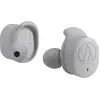 Image de Audio-Technica Ecouteurs intra-auriculaires ATH SPORT7TW (Pas de réduction du bruit, 3.50 h, Sans fil), Écouteurs, Gris