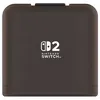 Image de Etui rigide 24 cartes Noir mat compatible pour Nintendo Switch 2