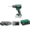 Image de Hitachi, Perceuse + Visseuses sans fil, HIKOKI WKR TARKA UD.18V DV18DE WHZ 70Nm 2x4,0Ah BL HITSYSTEM (Perceuse-visseuse à percussion)