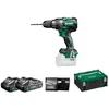 Image de Hikoki, Perceuse + Visseuses sans fil, DS18DC 18 V Boor Schroefmachine 140Nm 2 x 4.0Ah accus - HSC II koffer 2.000TPM (Perceuse-visseuse)