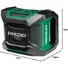 Image de Hikoki UR18DA Radio de chantier sans fil (DAB+, Bluetooth) 18V+MV (Basic/carton) (AM, DAB+ DAB, FM, Bluetooth), Radio, Vert, Noir