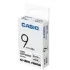 Image de Casio XR-9WE1 - Auto-adhésif - noir sur blanc - Rouleau (0,9 cm x 8 m) 1 cassette(s) bande d'étiquettes - pour KL 170, 60, 60SR, 780; Labemo MEP-K10