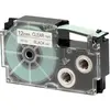Image de Casio, Ruban d'étiquetage, XR-12X1 Étiquettes autocollantes (1.20 cm, Transparent)