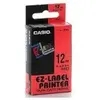 Image de Casio, Ruban d'étiquetage, XR-12RD1 Étiquettes autocollantes (1.20 cm, Rouge)