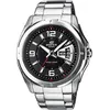 Image de Casio Edifice classic EF-129D-1AVEF - Montre-bracelet - quartz - analogique - acier inoxydable - acier inoxydable - fluorescent