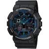 Image de G-Shock, Montre, Ga-100-1a2er, Noir, Bleu, (Horloge numérique, 55 mm)