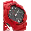 Image de Casio, Montre, Ga-100b-4aer, Rouge, (Chronographe, Horloge analogique, Horloge numérique, 51 mm)