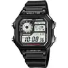 Image de Casio, Montre, Ae-1200wh-1avef, Noir, (Horloge numérique, 43 mm)