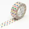 Image de Masking Tape MT KIDS - 15 mm - Pois multicolore - Masking Tape (MT)